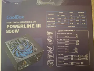 Fuente Alimentación CoolBox Powerline III 850W