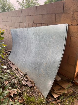 2 Planchas Acero Galvanizado 0.6mm