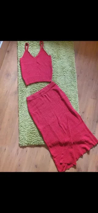 Conjunto Mango Rojo