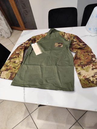 Combat Shirt Camouflage Verde taglia L