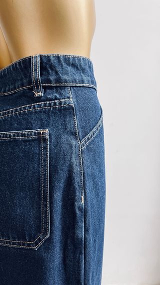 Falda Midi vaquera azul