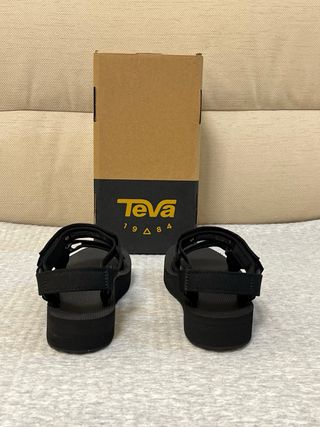 Teva Sandali Platform Nere Tg 36