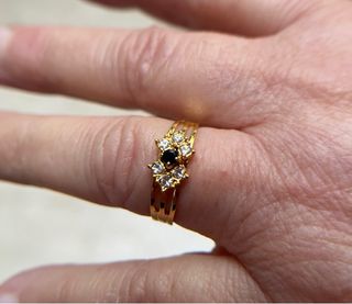 Conjunto vintage joyería oro