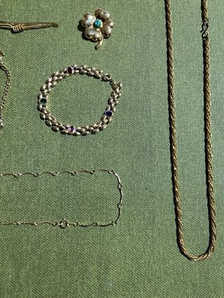 Conjunto vintage joyería oro