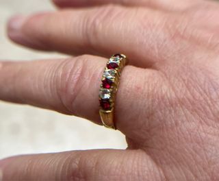 Conjunto vintage joyería oro