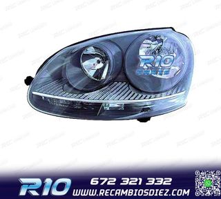 FARO IZQ VOLKSWAGEN VW GOLF V 03-08 FONDO GRIS