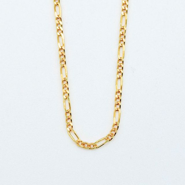 Cadena Oro 18K, Figaro, 3.78gr, 51cm