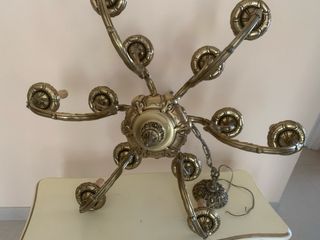 Lámpara de araña de bronce