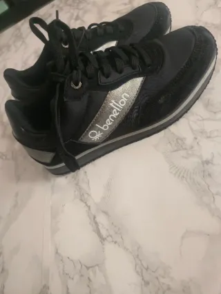 Zapatillas Benetton Negras Talla 38