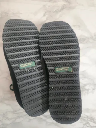 Zapatillas Benetton Negras Talla 38