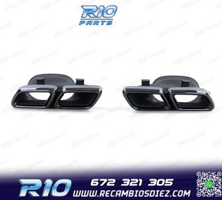 COLAS ESCAPE MERCEDES CLASE C W205 14-18 LOOK C63 AMG