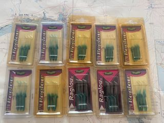 Lote 10 Blister Señuelos Pesca Raglou 65mm     027