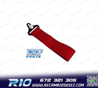 CINTA DE REMOLQUE ROJA EN TELA