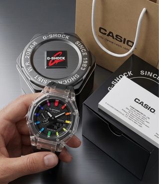 Reloj Casio G-Shock AP Transparente Multicolor