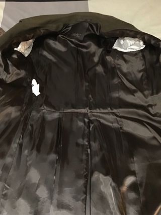 Abrigo militar Zara Talla L verde