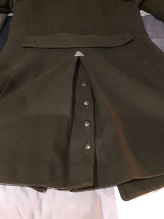 Abrigo militar Zara Talla L verde