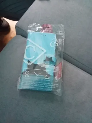 Funda Samsung Galaxy A20-A30 Gato Azul nueva