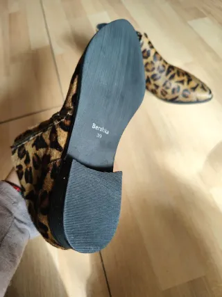 Botines Animal Print Bershka Talla 39,