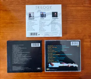 Lote 5 CDs Eric Clapton: Trilogy, Stages, Cream of