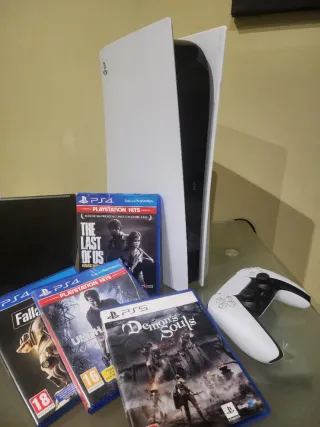 Consola PlayStation 5 con lector de juegos+regalos