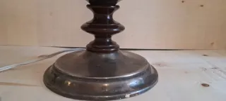 Pie de lámpara de mesa metal