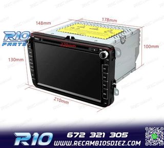 RADIO GPS ANDROID 14 PARA VOLKSWAGEN VW GOLF POLO PASSAT CAD