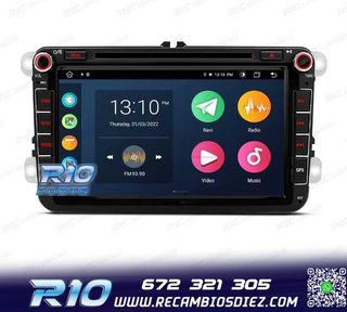 RADIO GPS ANDROID 14 PARA VOLKSWAGEN VW GOLF POLO PASSAT CAD