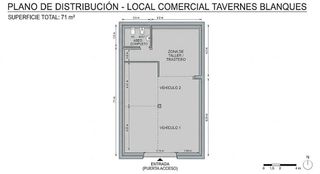 Local comercial en venta en Tavernes Blanques