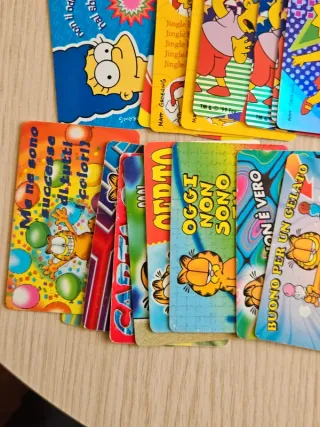 Lotto 41 carte Dragon Ball, Simpson, Shrek, Kinder