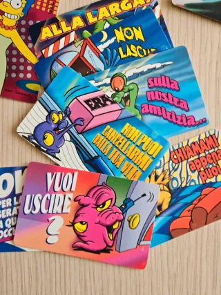 Lotto 41 carte Dragon Ball, Simpson, Shrek, Kinder