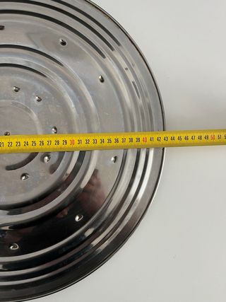 Tapa para sartén o paella acero inox.