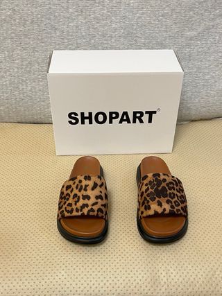 Ciabatte Shop Art leopardate tg 36