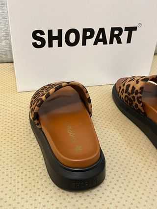 Ciabatte Shop Art leopardate tg 36