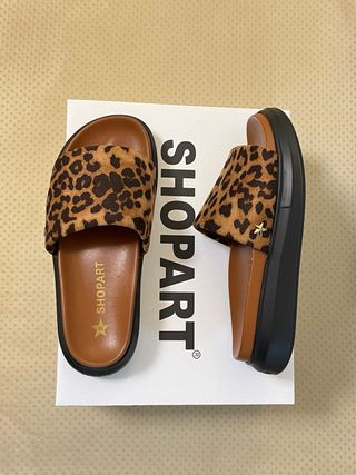 Ciabatte Shop Art leopardate tg 36