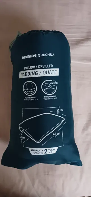 Almohada Quechua Camping Azul