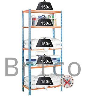 Estantería Metálica 1800x900x500 mm - 750 Kg