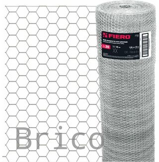 Malla Hexagonal Acero Galvanizado - 1,5 M - 25x25 mm - 45 M