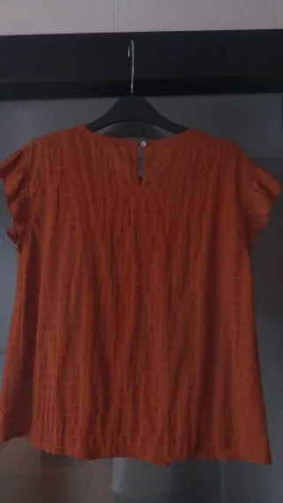 Blusa color teja Love T talla