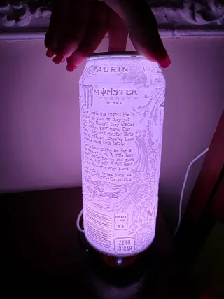 Lampada Monster Ultra Zero Sugar