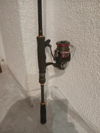Caña de spinning y carrete