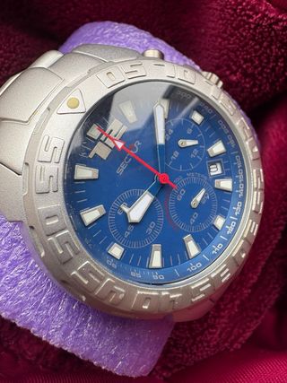 Reloj Sector Aluminio Azul Cronógrafo Hombre