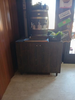 Botte di legno rovere con rubinetti