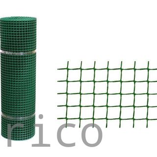 Malla Plástica - 5x5mm - 1,00x25 m - Verde