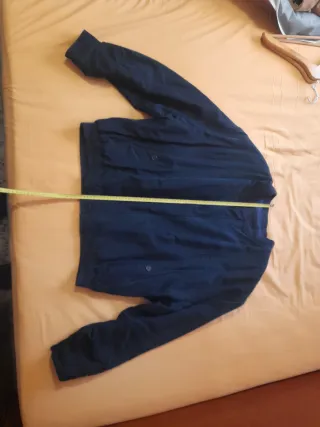 Cazadora Verano Seda Azul Marino