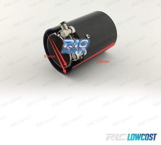 COLA ESCAPE BMW LOOK M CARBONO REDONDA