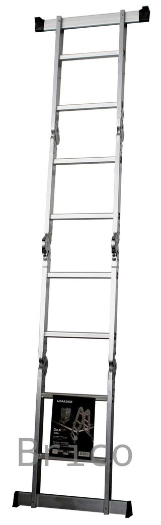 Escalera Multisusos Aluminio Profesional 4x2 Peldaños - 10082