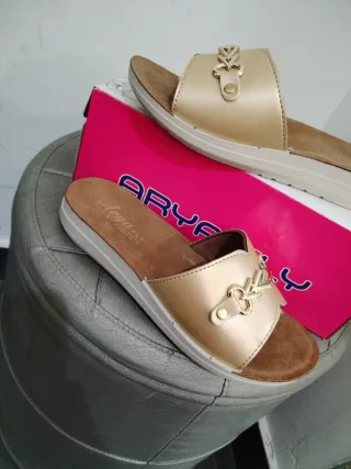Ciabatte Arya Fly Donna Oro Tg 37