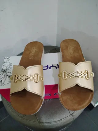 Ciabatte Arya Fly Donna Oro Tg 37