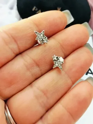 Pendientes Pandora Estrella Plata