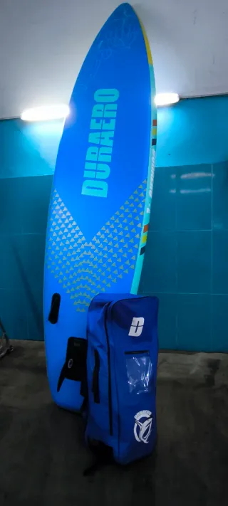 Tabla Paddle Surf Azul con Diseño Tiburón